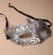 Sølv udklædnings maske